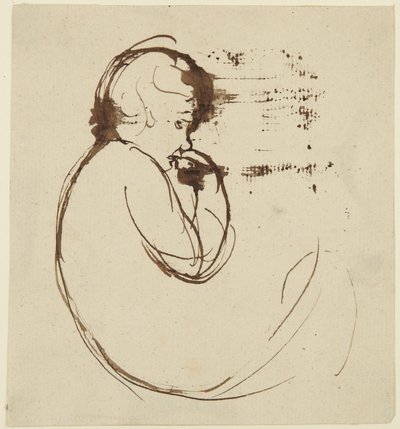 Skizze eines Kindes von George Romney