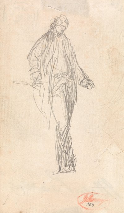 Studie für die Figur von Major Thomas Pearson von George Romney
