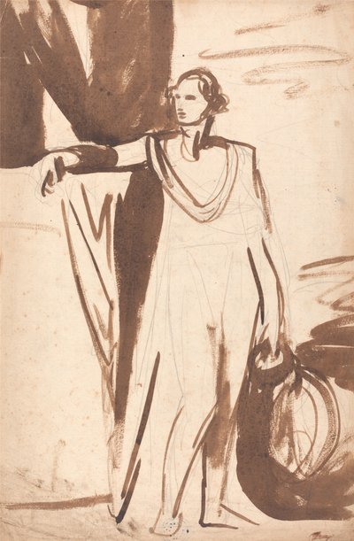 Studie für das Porträt von George Spencer, dem vierten Herzog von Marlborough von George Romney