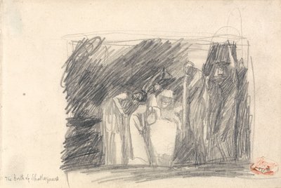 Die Lebensalter des Menschen: Geburt des Menschen von George Romney