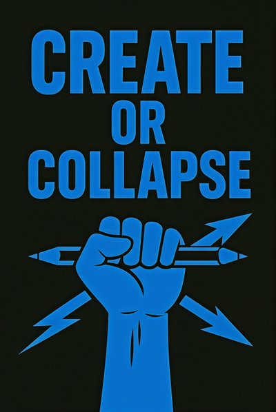 CREATE OR COLLAPSE, 2025 von George Rosaly