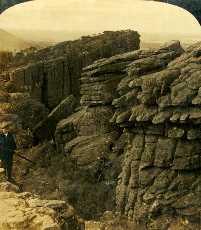 Der Rand des Wunderlands, Grampians, Victoria, Australien, 1908 von George Rose