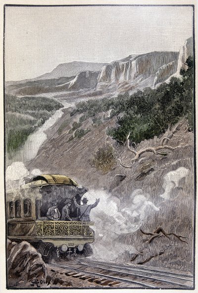 Es war so schön wie der Wyoming Nationalpark (Seite 285) in „Das Testament eines Exzentrikers“ von Jules Verne von George Roux