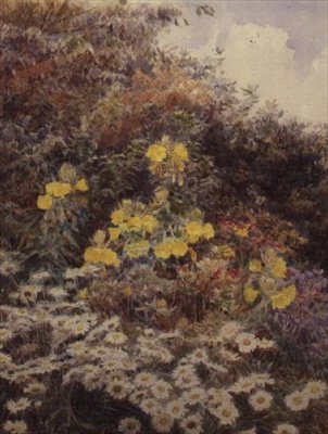 Nachtkerzen, Swinford Manor von George Samuel Elgood