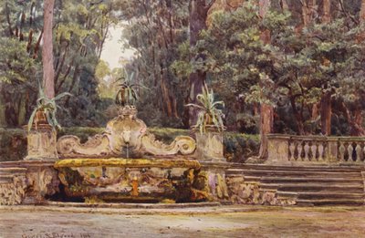 Italienische Gärten: Im Bosco, Villa Corsini von George Samuel Elgood
