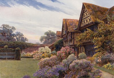 Der Vorhof, Great Tangley Manor, Surrey von George Samuel Elgood