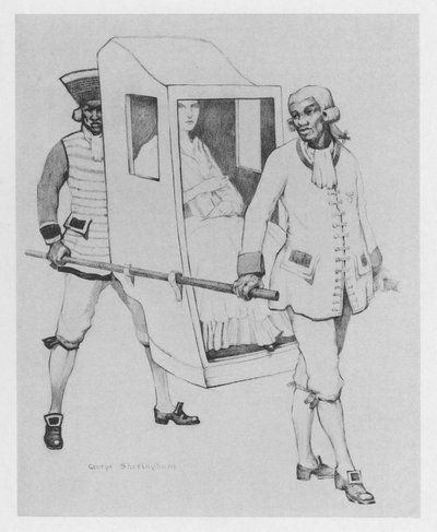 Illustration für Die Duenna von Sheridan von George Sheringham