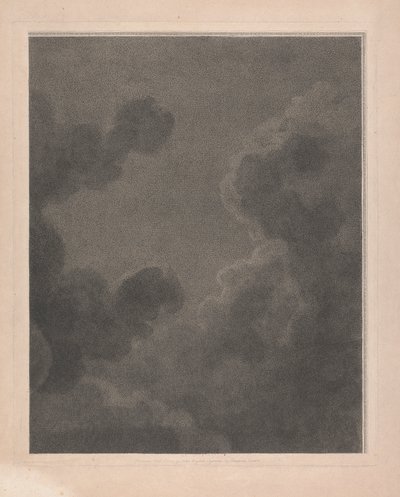 Westfenster der Kapelle, New College Oxford, Teil der Wolken aus der Geburtsszene von George Siegmund Facius