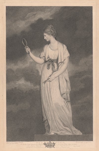 Westfenster der Kapelle, New College Oxford: Die Tugenden - Klugheit von George Siegmund Facius