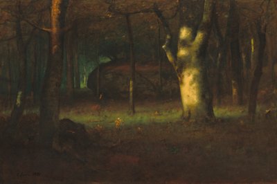 Sonnenuntergang im Wald, 1891 von George Snr. Inness