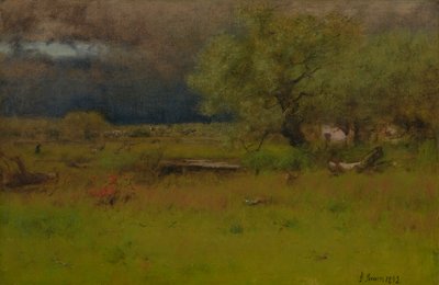 Der vorbeiziehende Sturm von George Snr. Inness