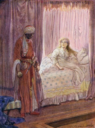 Desdemona wurde geweckt und sah Othello an von George Soper