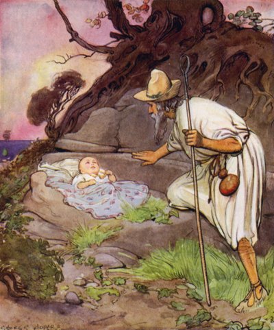 Er war ein humaner Mann, also brachte er die kleine Perdita zu seiner Frau nach Hause von George Soper