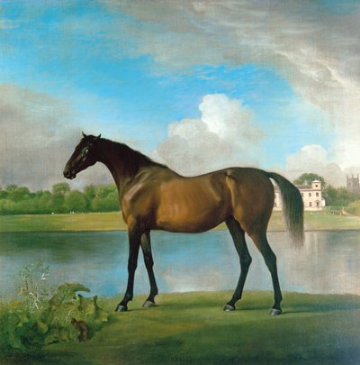 Lord Bolingbrokes Zuchtstute im Park von Lydiard, Wiltshire, ca. 1764-66 von George Stubbs