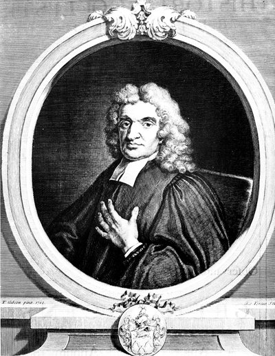 John Flamsteed, englischer Astronom und Geistlicher, 1712-1725 von George Vertue