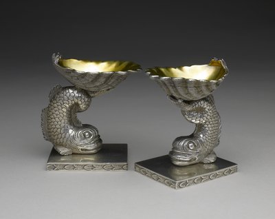 Paar Salzschalen, um 1843-1850 von George W. Stewart