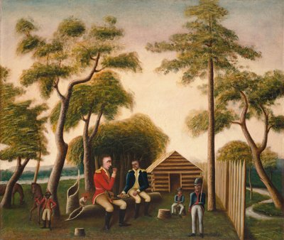 Marion bewirtet den britischen Offizier mit Süßkartoffeln von George Washington Mark