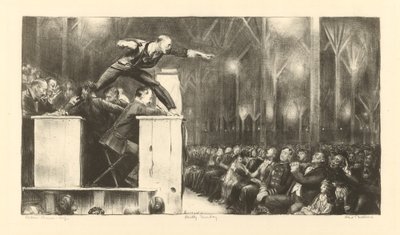 Billy Sunday von George Wesley Bellows