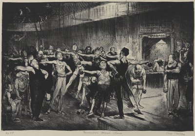 Business Mens Class (Business Mens Class, Y.M.C.A.), 1916 von George Wesley Bellows