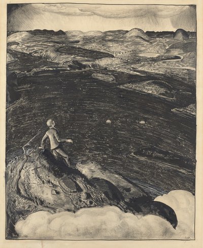 Tanzende Stadt Die Spitze der Welt von George Wesley Bellows