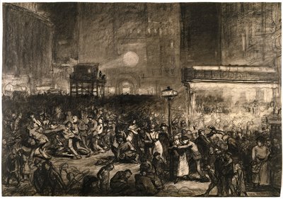 Wahlnacht am Times Square von George Wesley Bellows