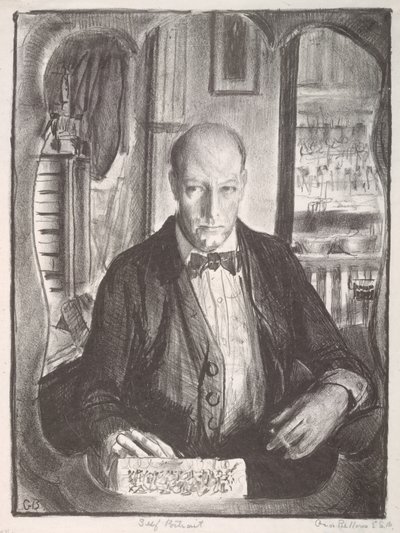 Selbstbildnis von George Wesley Bellows von George Wesley Bellows