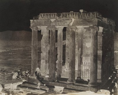 Tempel des Sieges ohne Flügel, kürzlich restauriert, 1848 von George Wilson Bridges