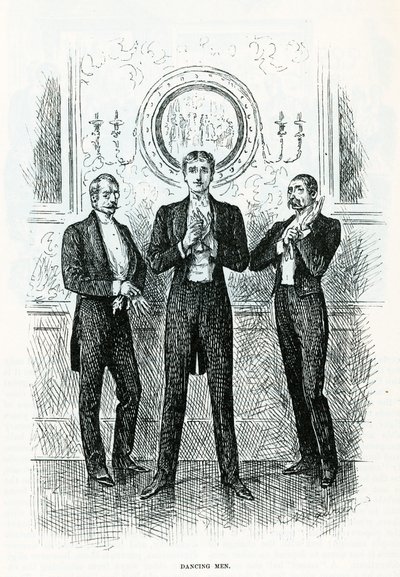 Tanzende Männer von George du Maurier