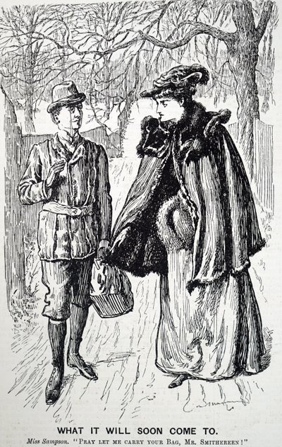 Das Verhalten der modernen Frau von George du Maurier