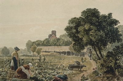 Marktgarten in Chelsea von George the Younger Barret