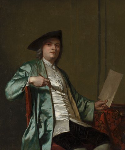 Porträt von Cornelis Ploos van Amstel von George van der Mijn