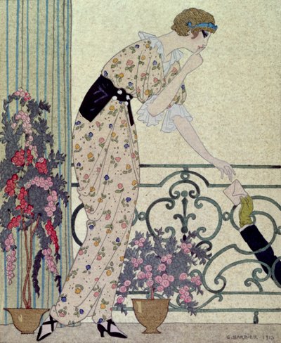 "Gazette du Bon Ton", Kostümplatte aus "N