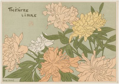 "Myrane" und "Les Chapons" (Programm für Théâtre Libre) von Georges Auriol