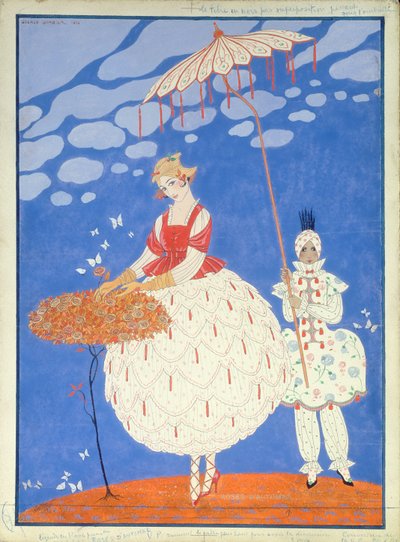 Herbstrosen von Georges Barbier