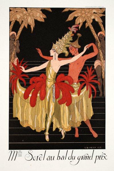 Mlle Sorel beim Grand Prix Ball, aus 