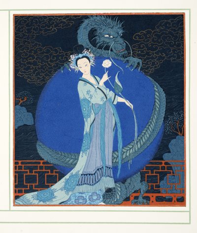 Turandot Prinzessin von China, aus Personages de Comedie von Georges Barbier