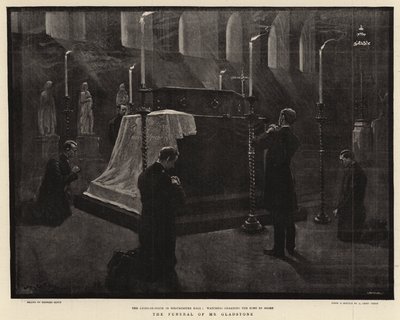 Die Beerdigung von Mr. Gladstone von Georges Bertin Scott