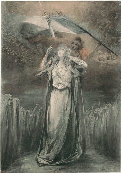 Georges Jules Victor Clairin - Théroigne de Méricourt von Georges Clairin