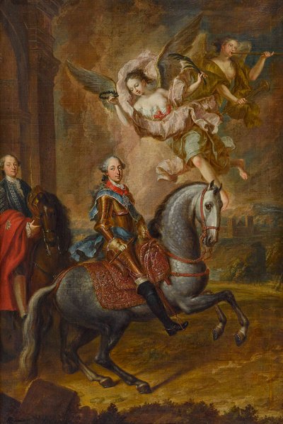 Maximilian III. Joseph, Kurfürst von Bayern, zu Pferd von Georges Desmarées