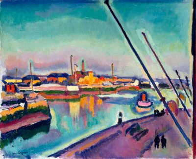 Notre-Dame-Ufer, Le Havre, 1908 von Georges Dupuis