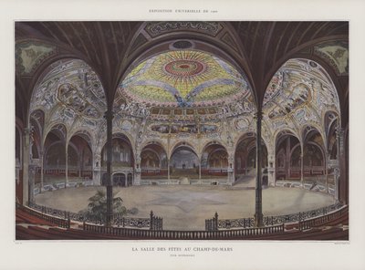 Der Festsaal auf dem Champ de Mars, Weltausstellung 1900, Paris von Georges Felix Garen