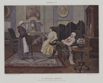 Die neue Dienerin von Georges Jules Auguste Cain