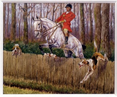 Jagd - Zeichnung von Georges La Roque, ca. 1900 von Georges La Roque