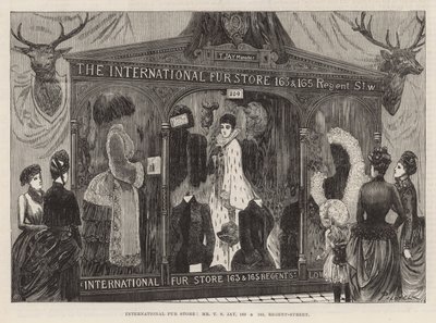 Die Internationale Gesundheitsausstellung: Internationales Pelzgeschäft von Georges Labadie Pilotell