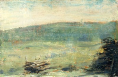 Landschaft bei Saint-Ouen, 1878 oder 1879 von Georges Pierre Seurat