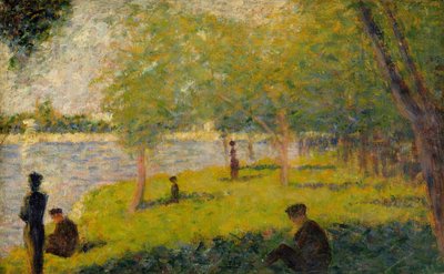 Studie für Ein Sonntag auf La Grande Jatte, 1884 von Georges Pierre Seurat