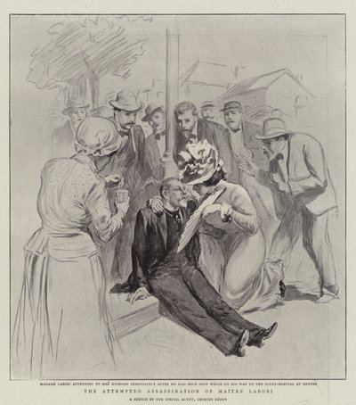Der versuchte Mordanschlag auf Maitre Labori von Georges Redon