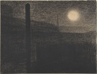 Courbevoie: Fabriken im Mondlicht von Georges Seurat