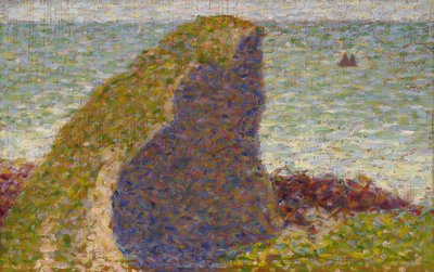 Le Bec du Hoc (Studie) von Georges Seurat