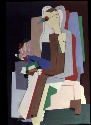 Junger Mann beim Lesen von Georges Valmier